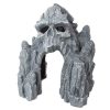 Grey Rock Skull Cave Ornament